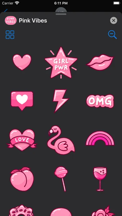 Ảnh chụp màn hình của Pink Vibes