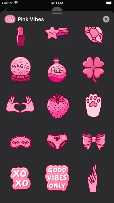 Ảnh chụp màn hình của Pink Vibes