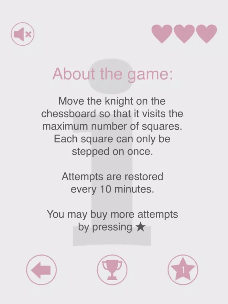 صور Chess game Knight's Tour iPad 