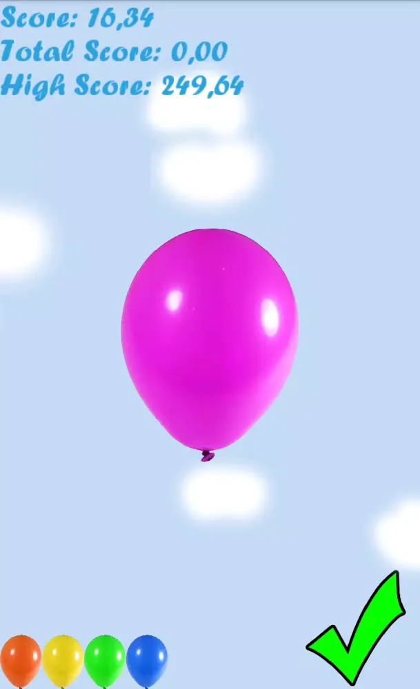Blow up a balloon! 스크린샷