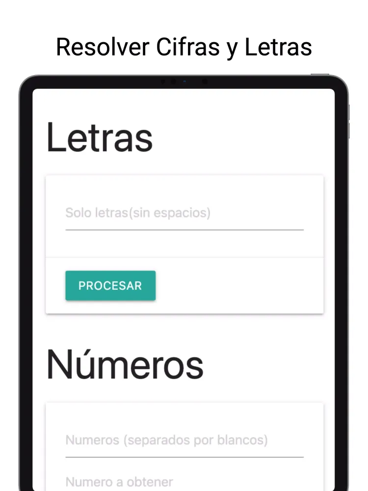 Resolver Cifras y Letras Screenshots
