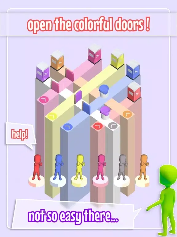 Capturas de tela do Door Rush! iPad 