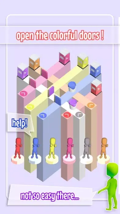 Capturas de tela do Door Rush!