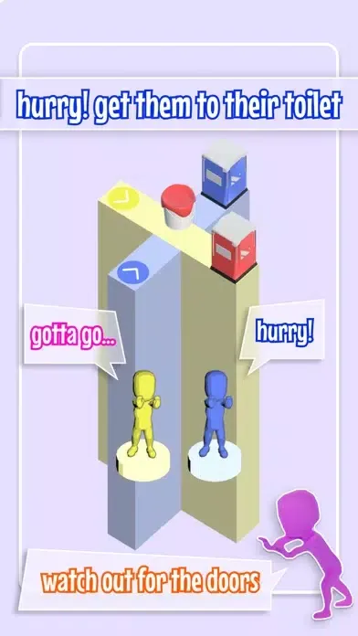 Capturas de tela do Door Rush!