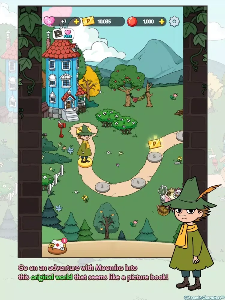 Moomin Friends iPad  스크린샷