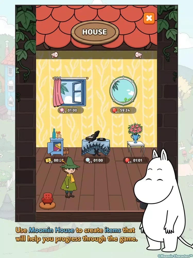 Moomin Friends iPad  스크린샷