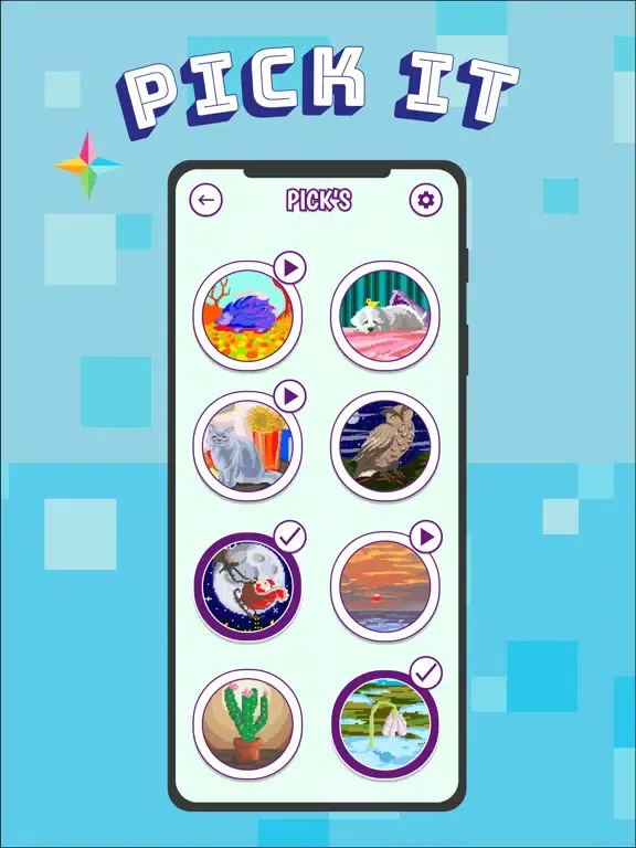 Pick Color - Painting Pixels iPad  スクリーンショット