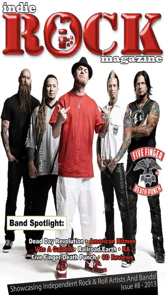 Capturas de tela do Indie Rock Magazine