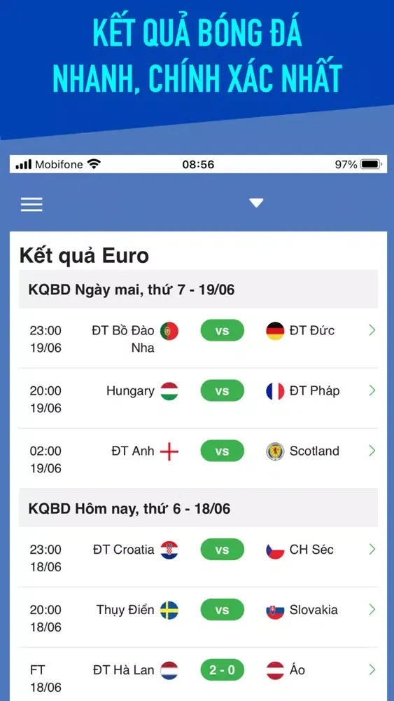 Tin Bong Da, Truc Tiep Bong Da Screenshots