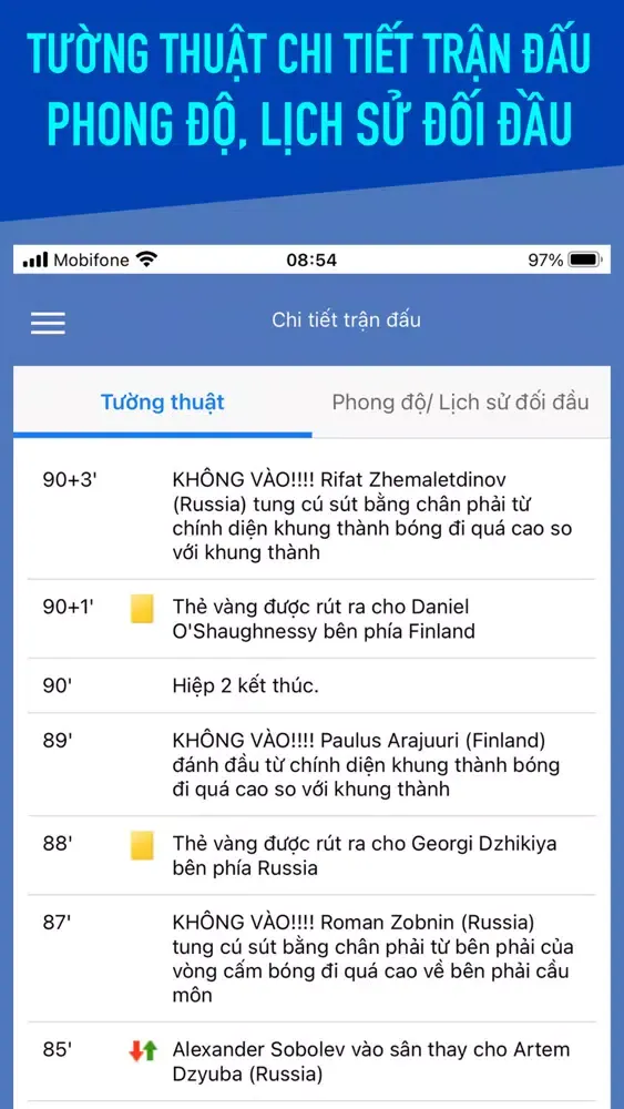 Tin Bong Da, Truc Tiep Bong Da Screenshots