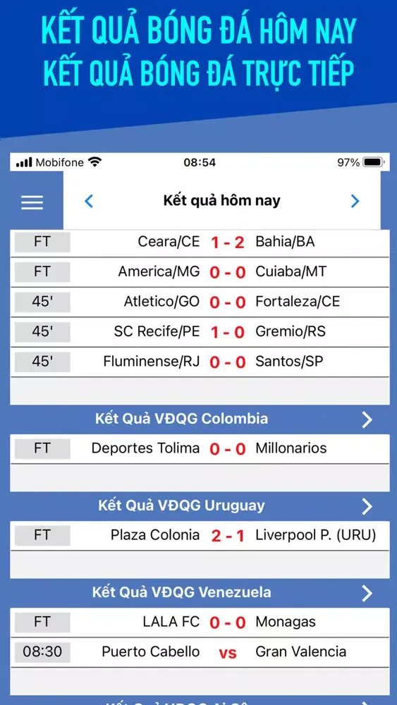 Tin Bong Da, Truc Tiep Bong Da Screenshots