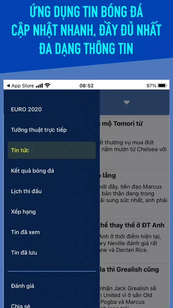 Tin Bong Da, Truc Tiep Bong Da Screenshots
