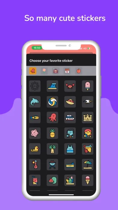 CuteNote: Stickers & Widget应用截图