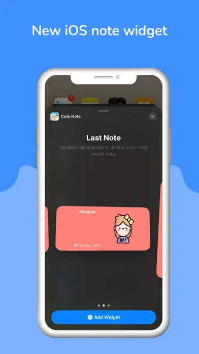 CuteNote: Stickers & Widget应用截图