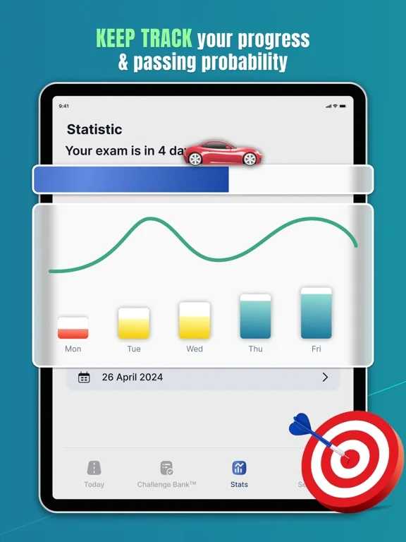 Capturas de pantalla de DMV Practice Test Prep 2024 iPad 