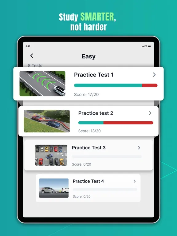 Capturas de pantalla de DMV Practice Test Prep 2024 iPad 