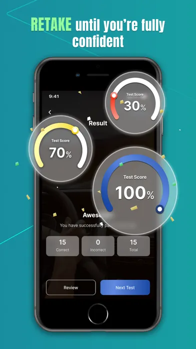 Capturas de pantalla de DMV Practice Test Prep 2024