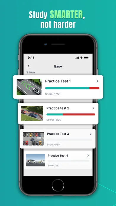 Capturas de pantalla de DMV Practice Test Prep 2024