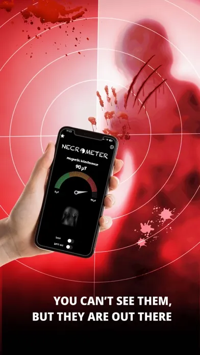 Ảnh chụp màn hình của Necrometer - Spirit box