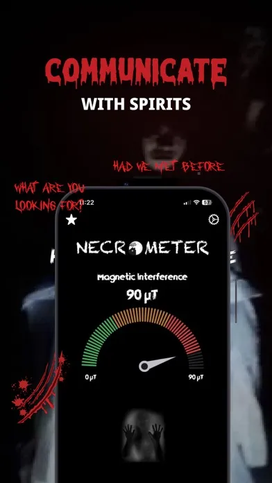 Ảnh chụp màn hình của Necrometer - Spirit box