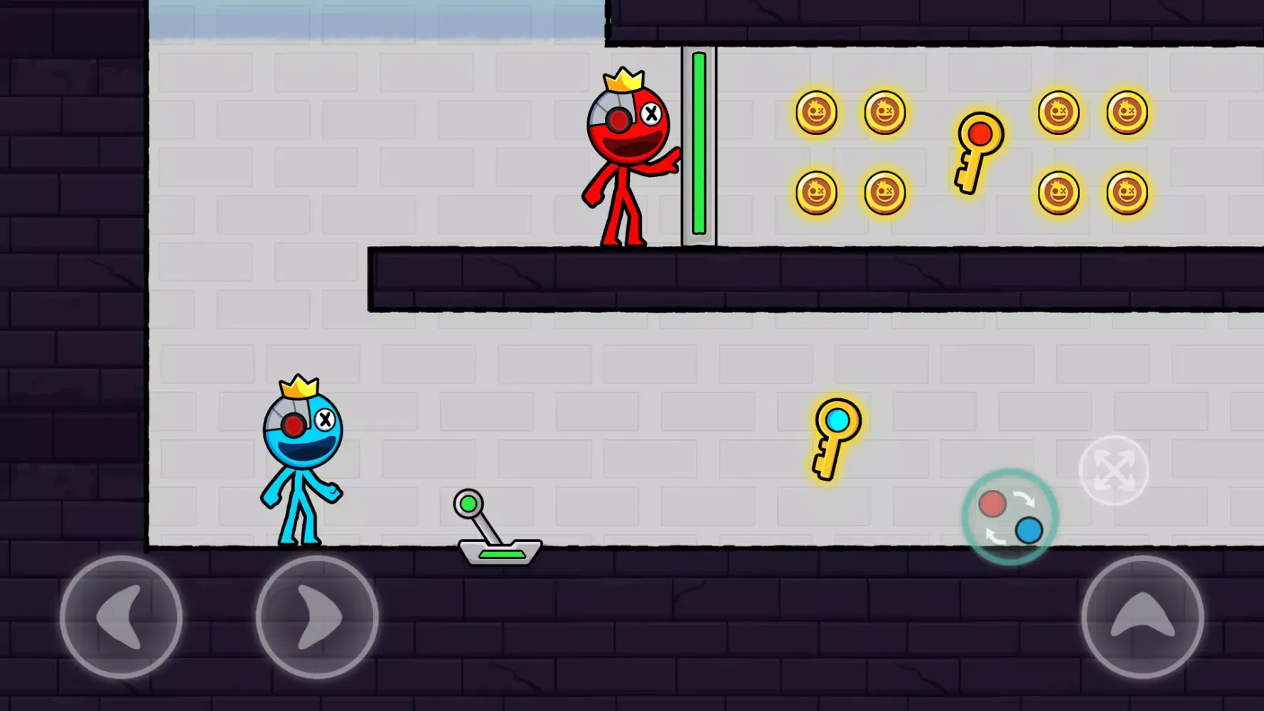 Red Blue Stick: Rainbow Master سکرین شاٹس