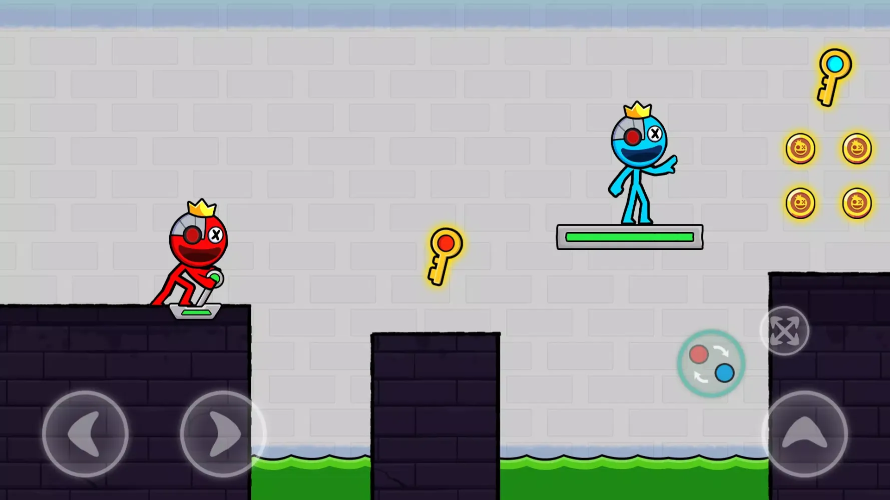Red Blue Stick: Rainbow Master سکرین شاٹس