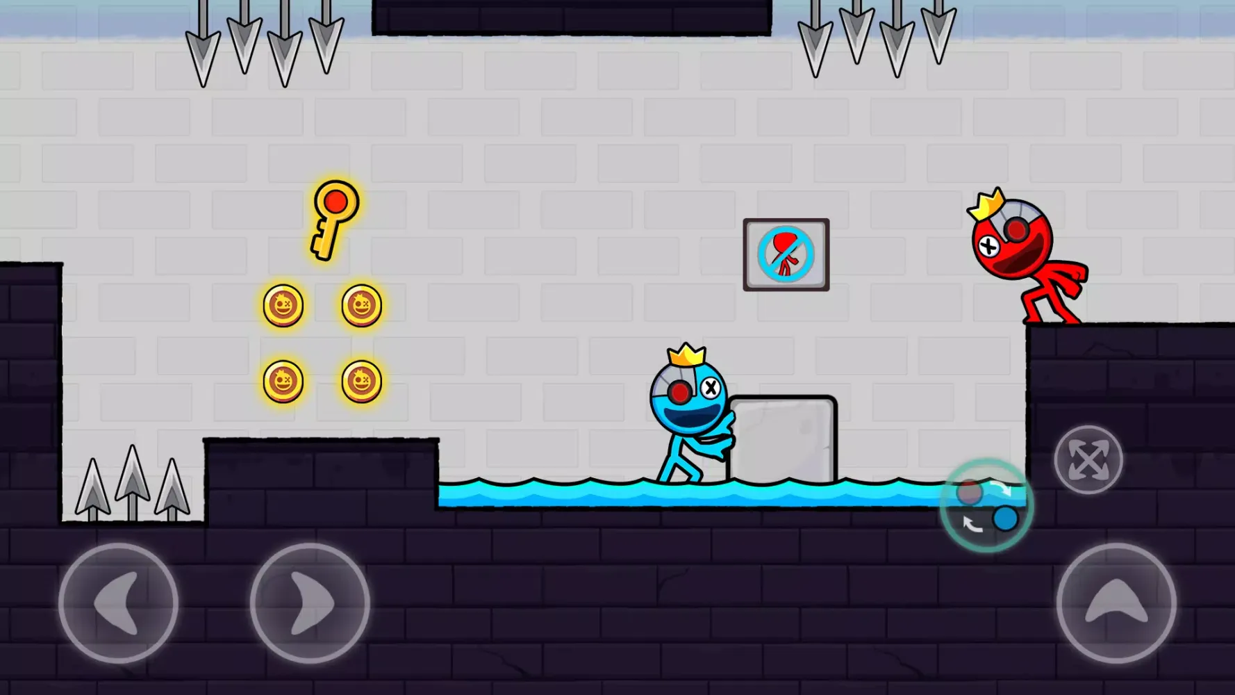 Red Blue Stick: Rainbow Master سکرین شاٹس