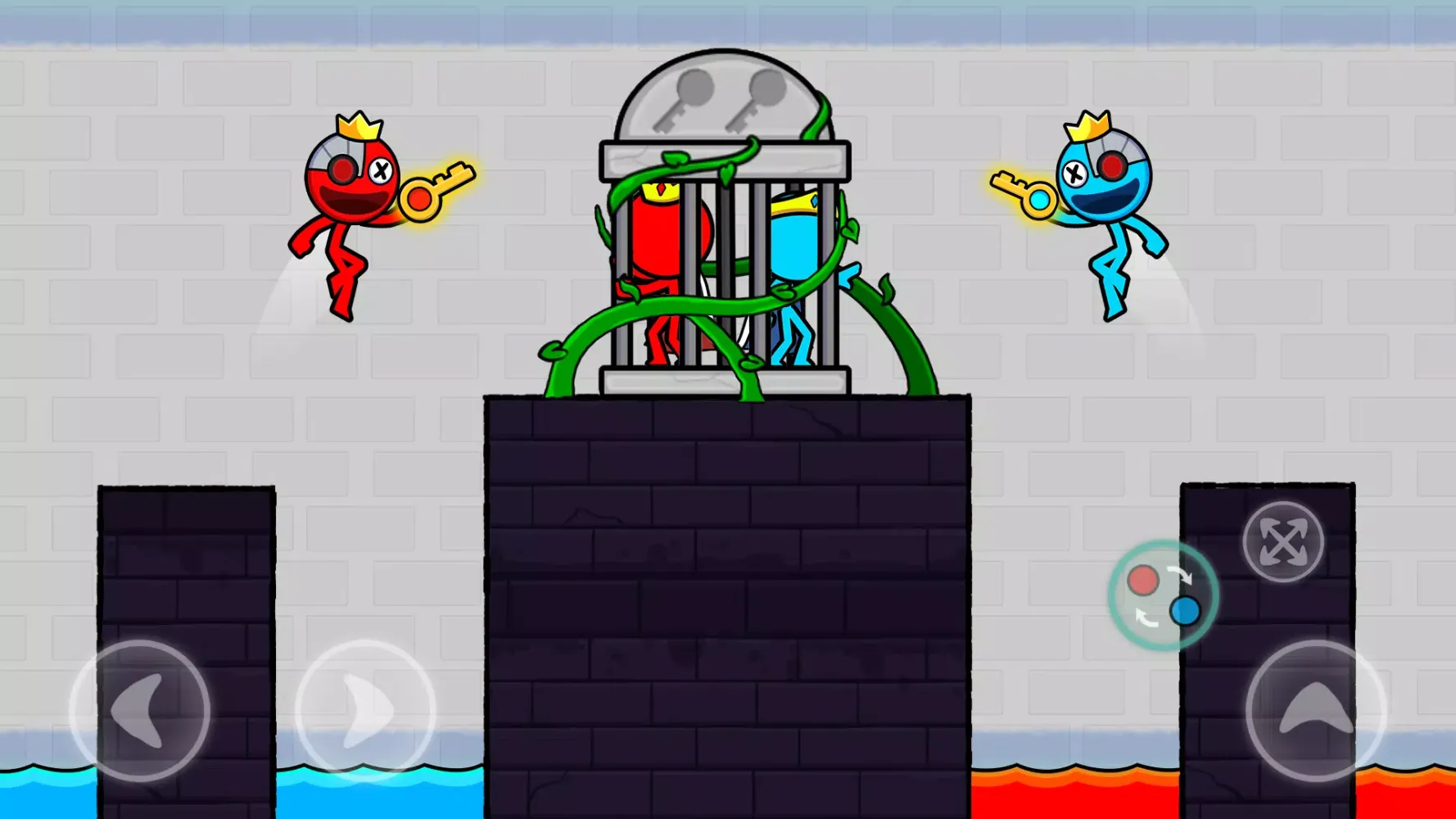 Red Blue Stick: Rainbow Master سکرین شاٹس