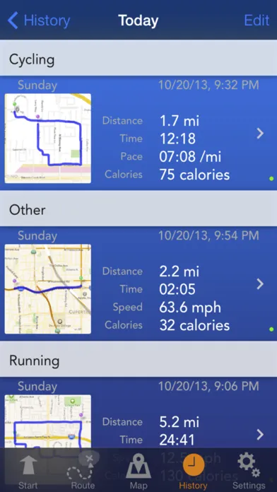 Fitness Tracks应用截图