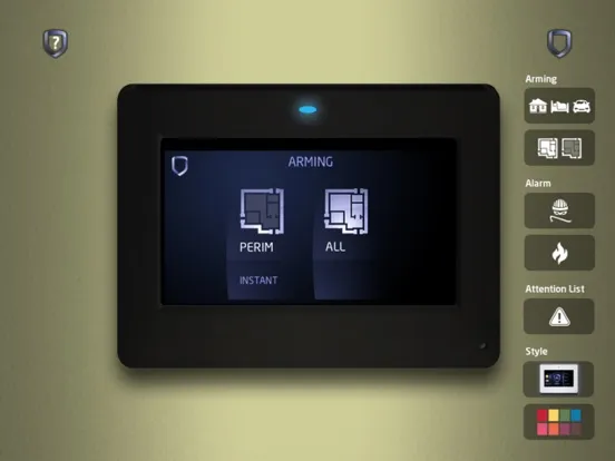 DMP Touchscreen iPad  Screenshots