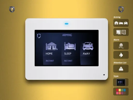DMP Touchscreen iPad  Screenshots