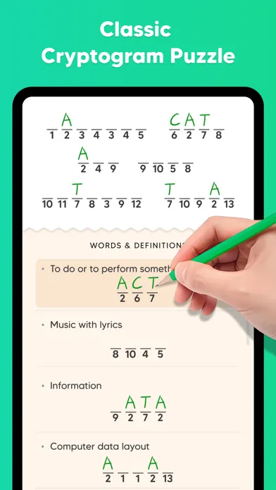 Capturas de pantalla de Wordgram: Brain Train Puzzle