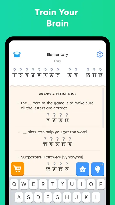 Capturas de pantalla de Wordgram: Brain Train Puzzle