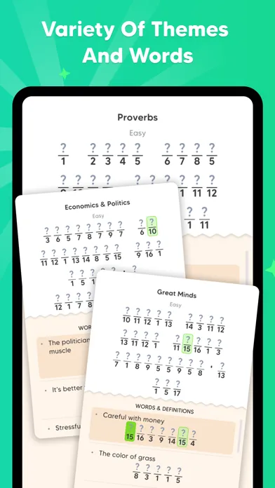 Capturas de pantalla de Wordgram: Brain Train Puzzle