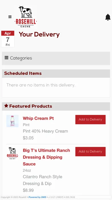 Screenshot di Rosehill Dairy – Cache