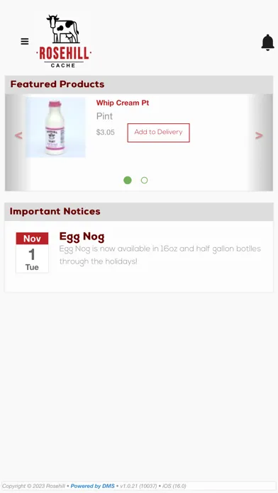 Screenshot di Rosehill Dairy – Cache