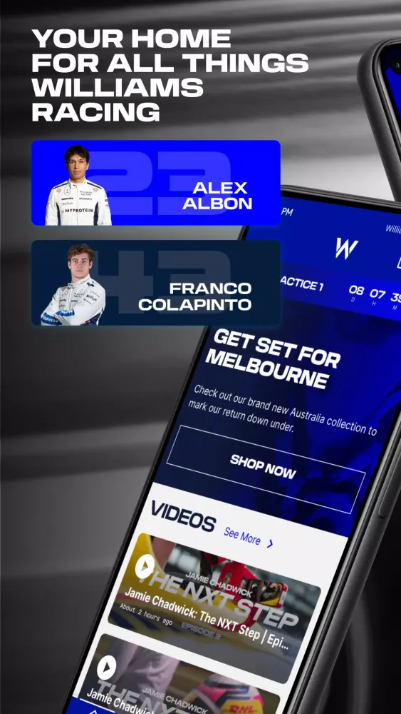 Tangkapan layar Williams Racing