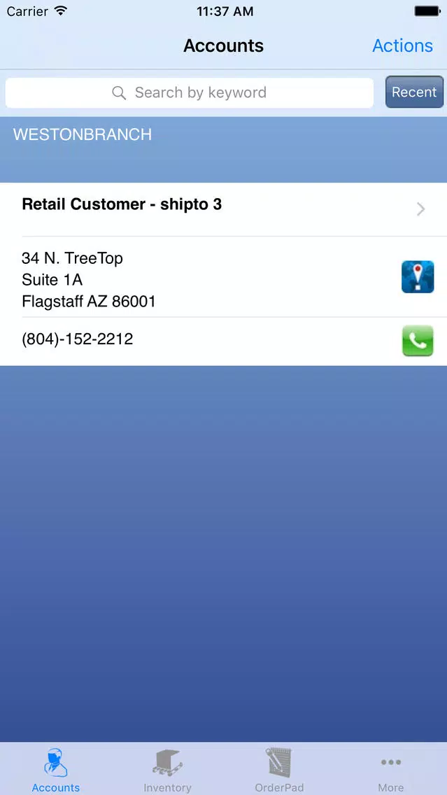 Agility Sales 스크린샷
