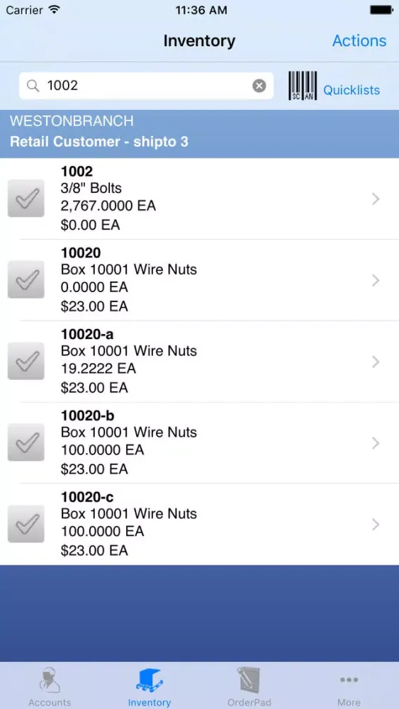 Screenshot di Agility Sales