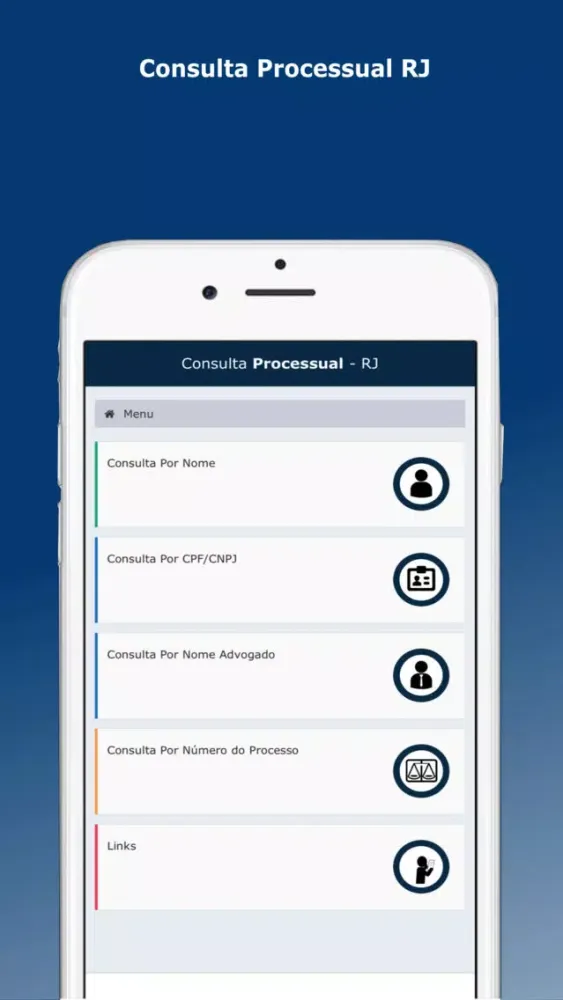 Consulta Processual RJ スクリーンショット