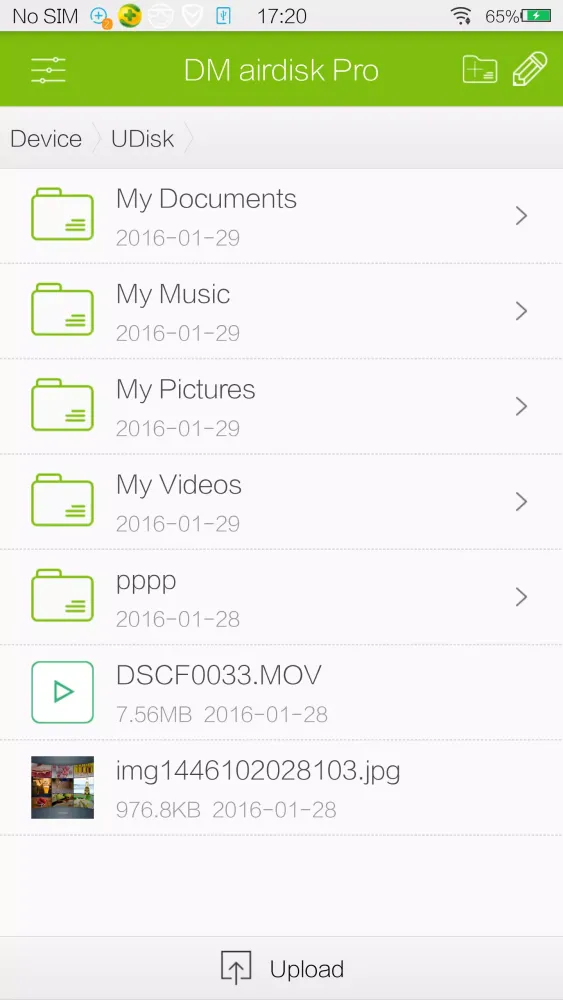 Screenshot di DM AirDisk PRO