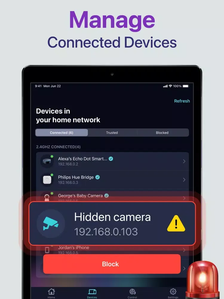 Ảnh chụp màn hình của Router Manager: Smart WiFi App iPad 