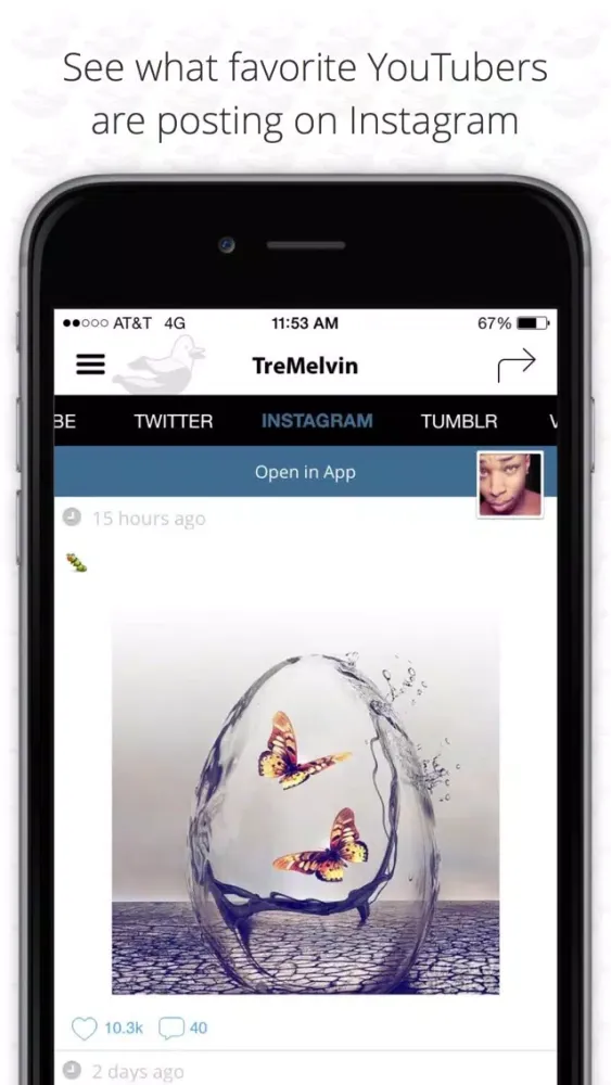 Fanana | follow your favorite vloggers on all of their social networks Screenshots
