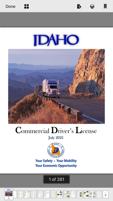 Capturas de pantalla de Idaho CDL Test Prep