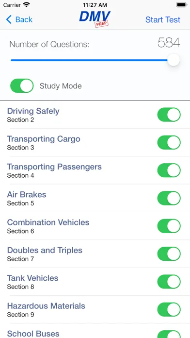 Скриншоты Mississippi CDL Test Prep