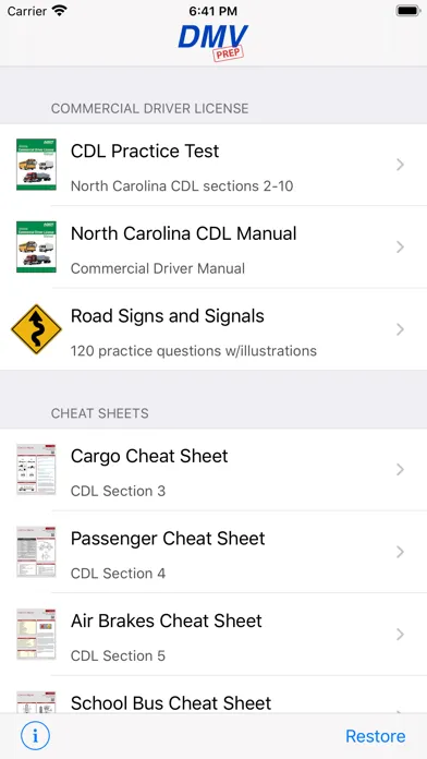 North Carolina CDL Test Prep应用截图