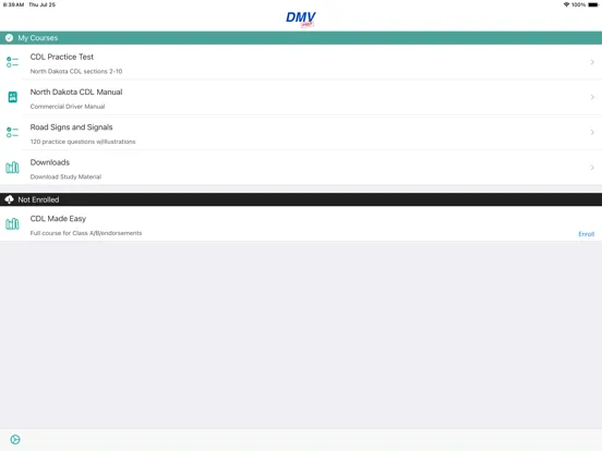 North Dakota CDL Test Prep iPad  스크린샷