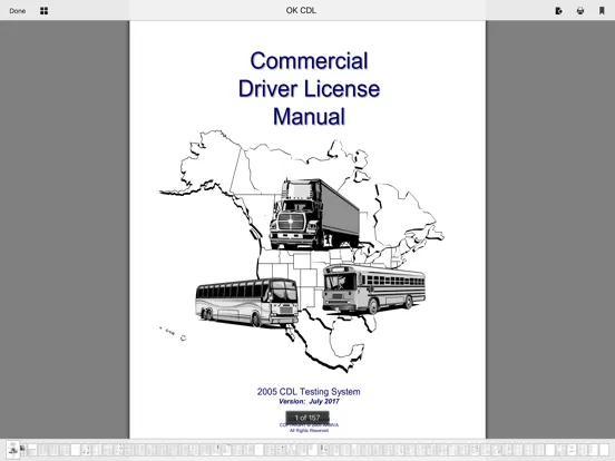 Capturas de tela do Oklahoma CDL Test Prep iPad 