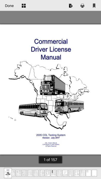 Capturas de tela do Oklahoma CDL Test Prep
