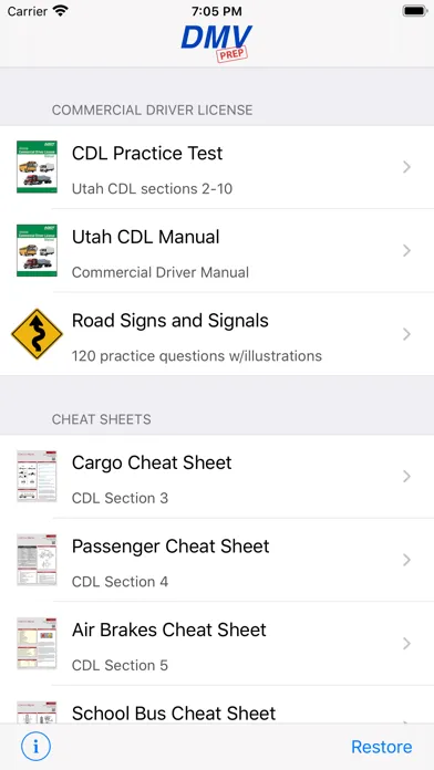 Скриншоты Utah CDL Test Prep